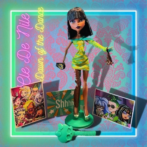 2010 Monster High | 1st Wave Dawn of the Dance (Frankie, Cleo , Clawdeen) | Orig - Picture 2 of 16